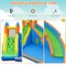 Costway Inflatable Water Slide Mighty Bounce House Castle Splash Pool without Blower